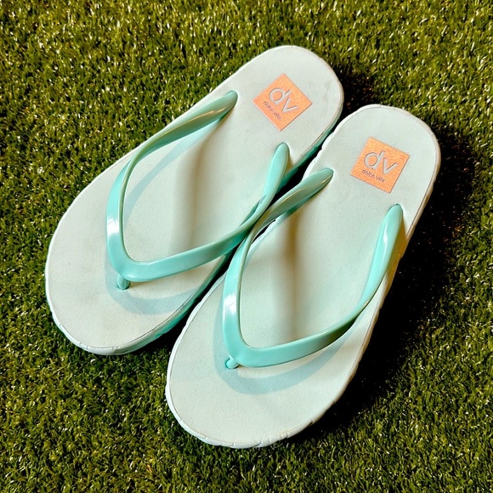 Youth Girls Mint Green Slides - NWB